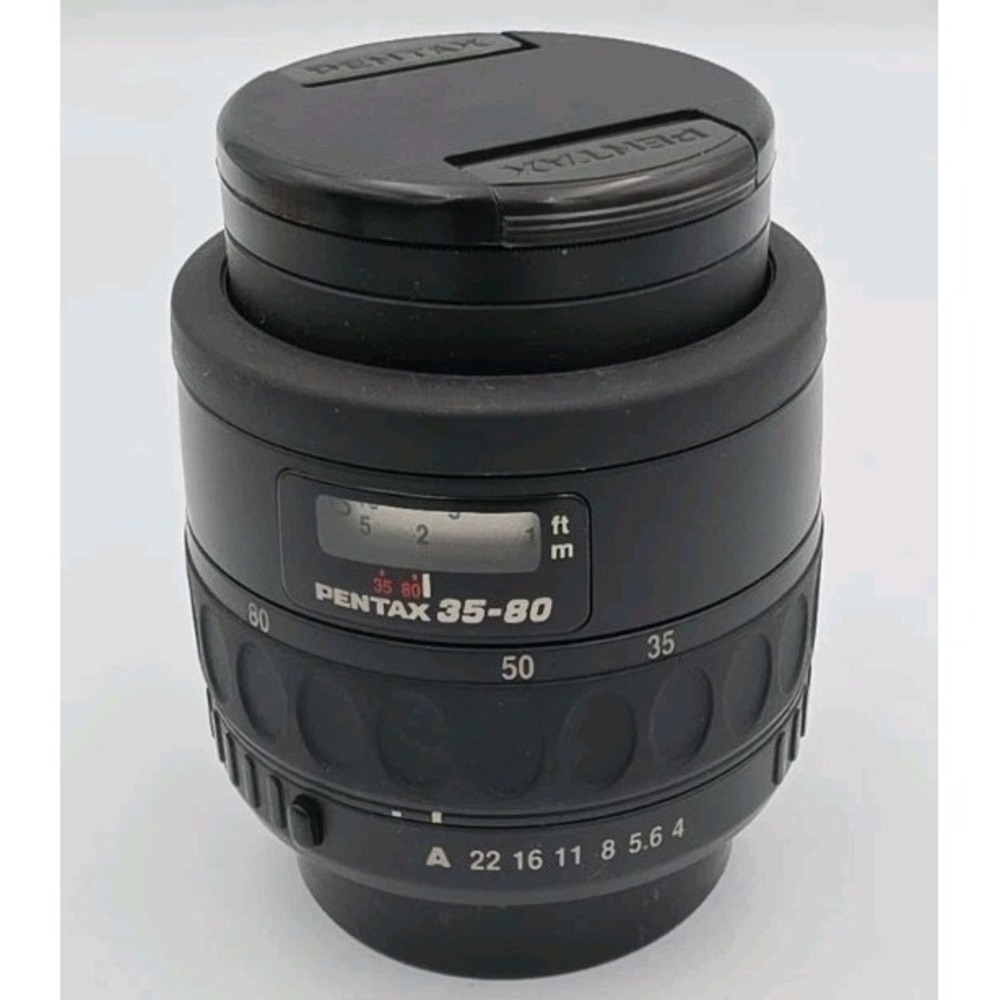 Pentax-F 35-80mm f4-5.6 SMC Autofocus Lens with Quantaray 49mm UV Filter